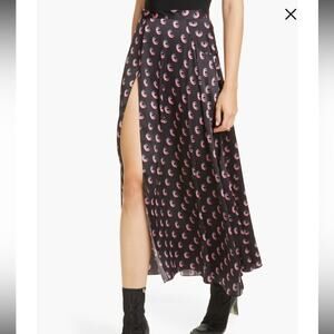 Marine Serre “Black SRR Crescent Moon” Skirt – FW19 – Size L